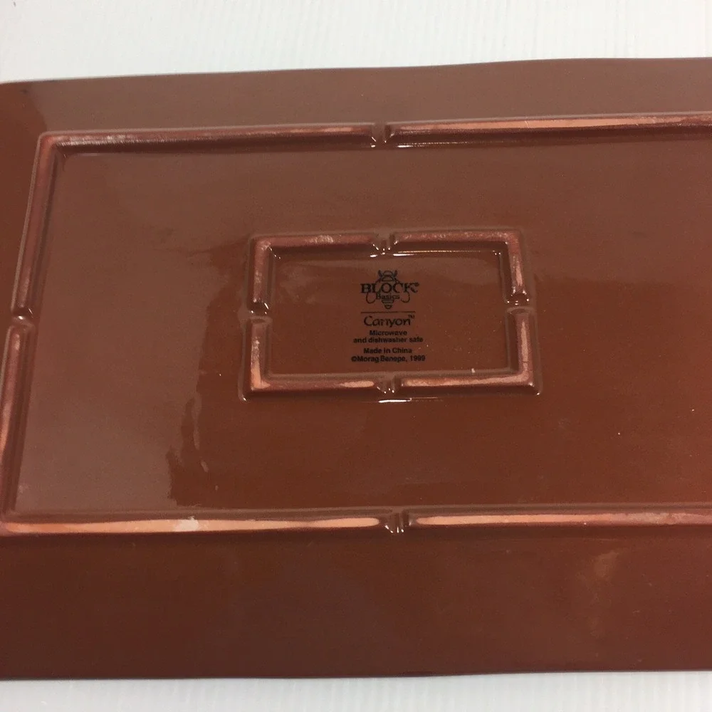 BLOCK BASICS Canyon PLATTER